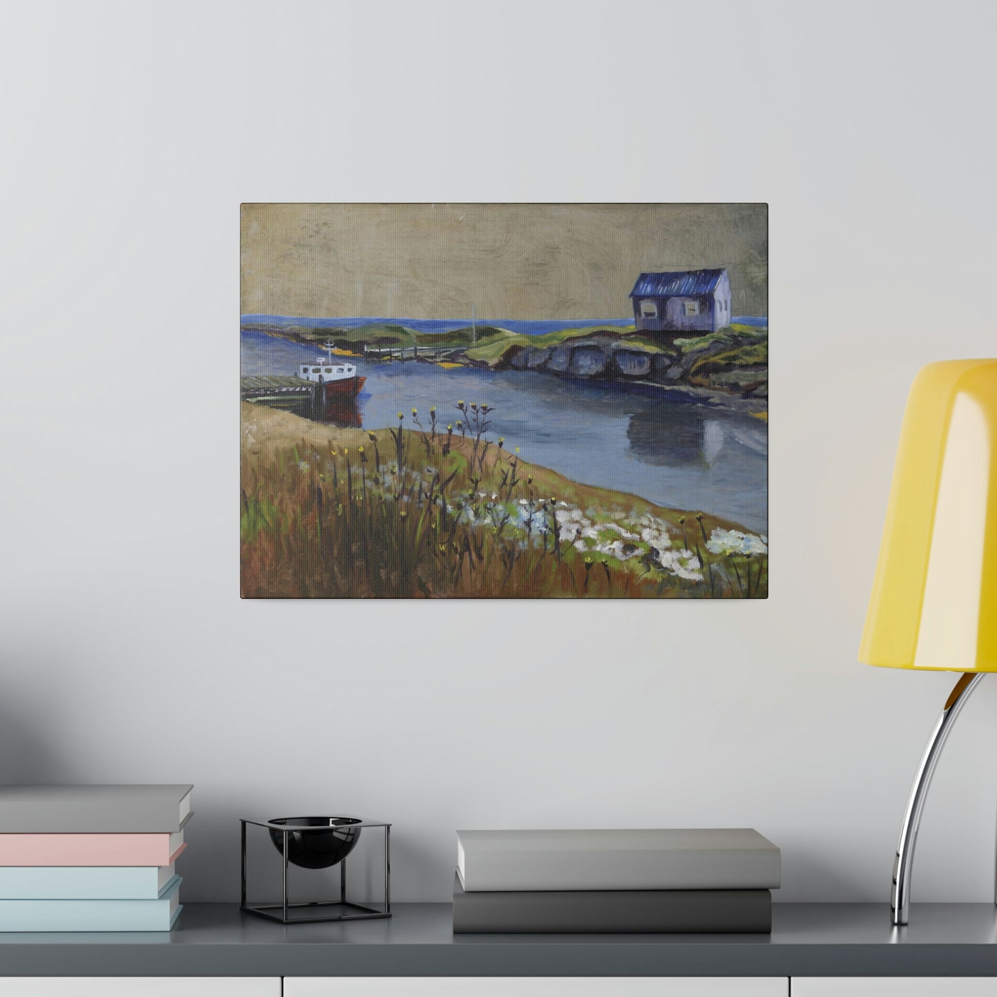 Port Quiet - Matte Canvas, Stretched, 0.75"