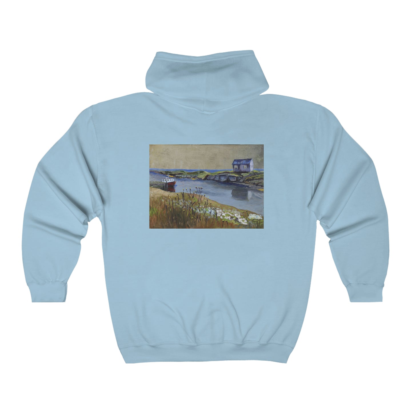 Port Quiet - Unisex Heavy Blend™ Full Zip Hooded Sweatshirt