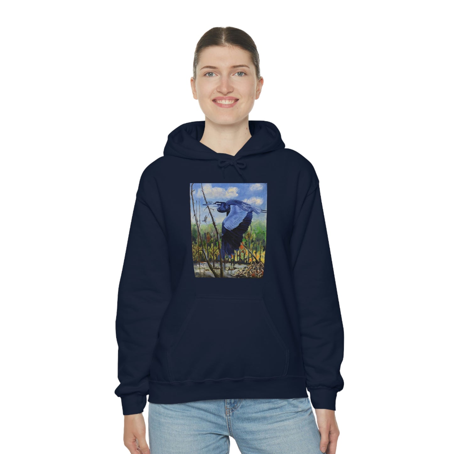 Blue Heron - Unisex Heavy Blend™ Hooded Sweatshirt