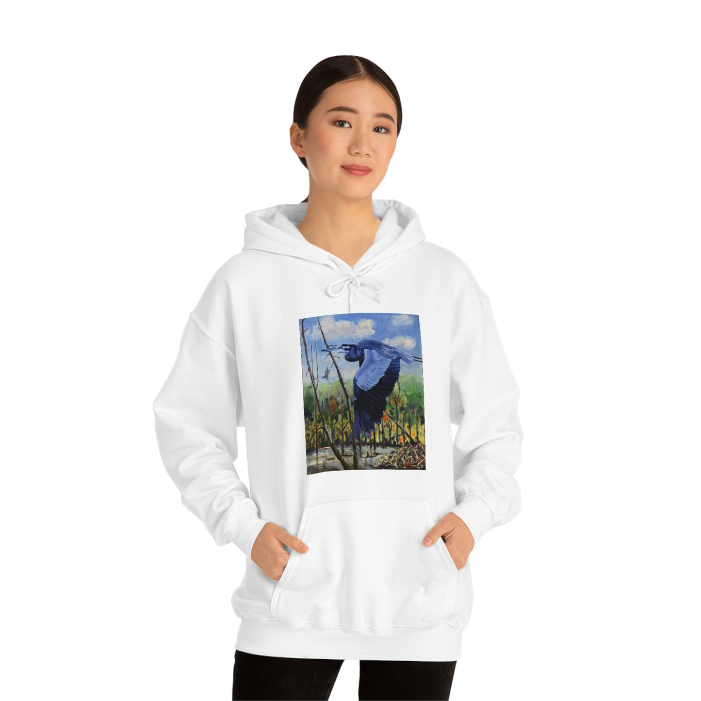 Blue Heron - Unisex Heavy Blend™ Hooded Sweatshirt