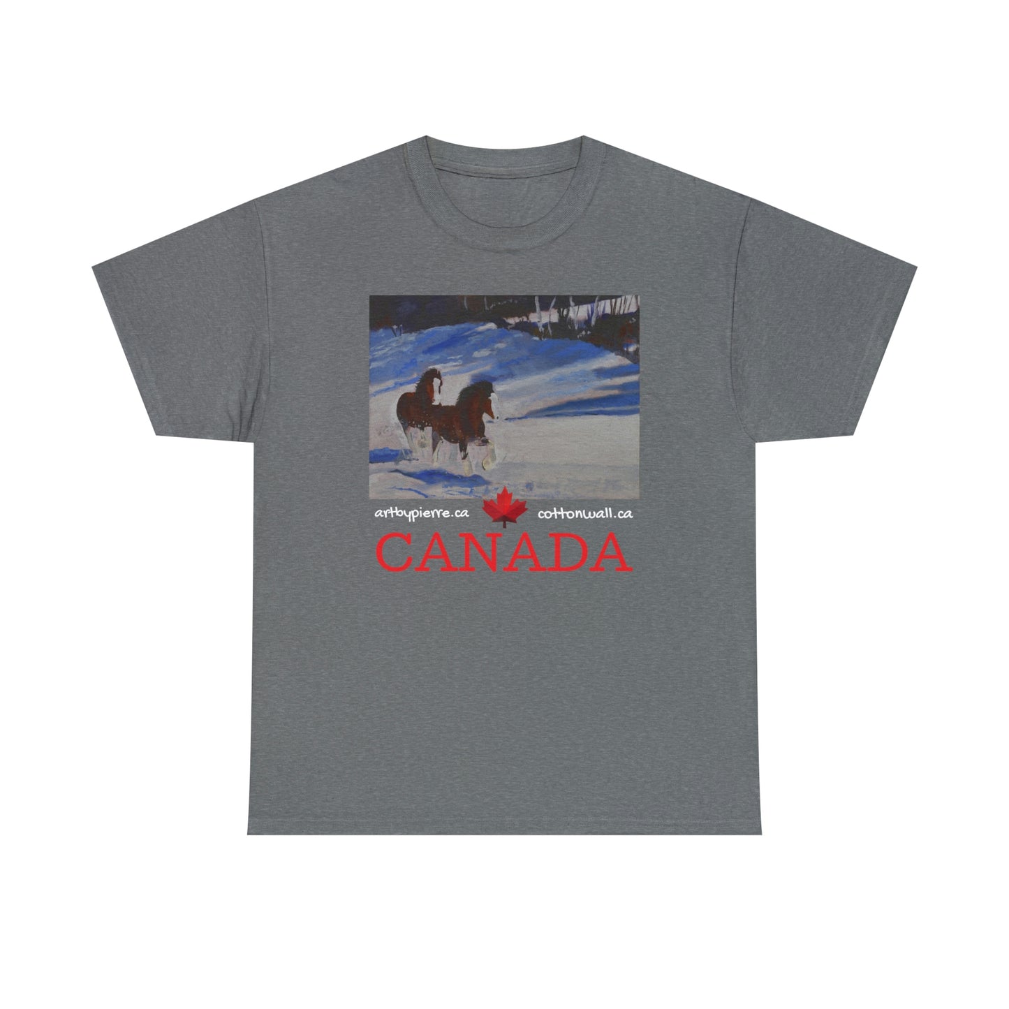 Clydes In Snow - Unisex Heavy Cotton Tee