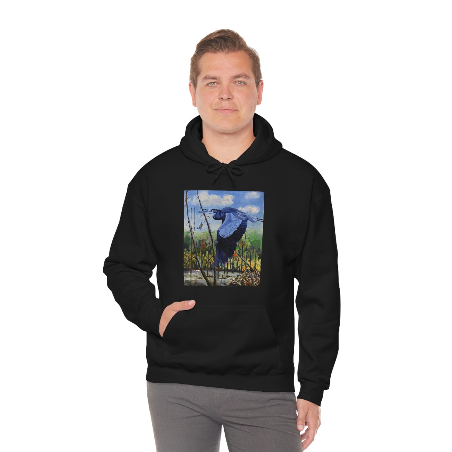 Blue Heron - Unisex Heavy Blend™ Hooded Sweatshirt