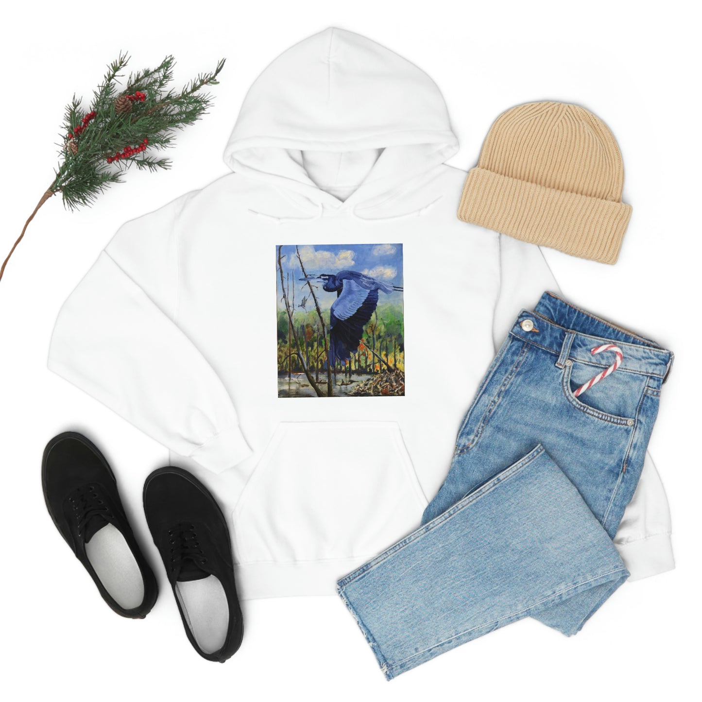 Blue Heron - Unisex Heavy Blend™ Hooded Sweatshirt