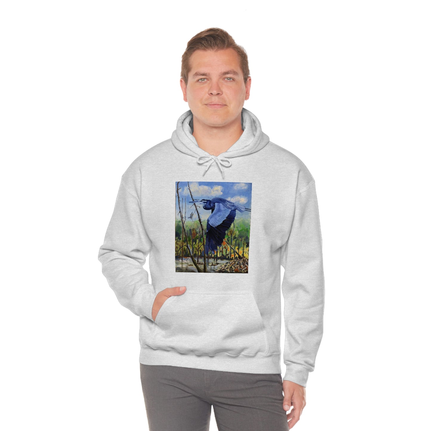 Blue Heron - Unisex Heavy Blend™ Hooded Sweatshirt