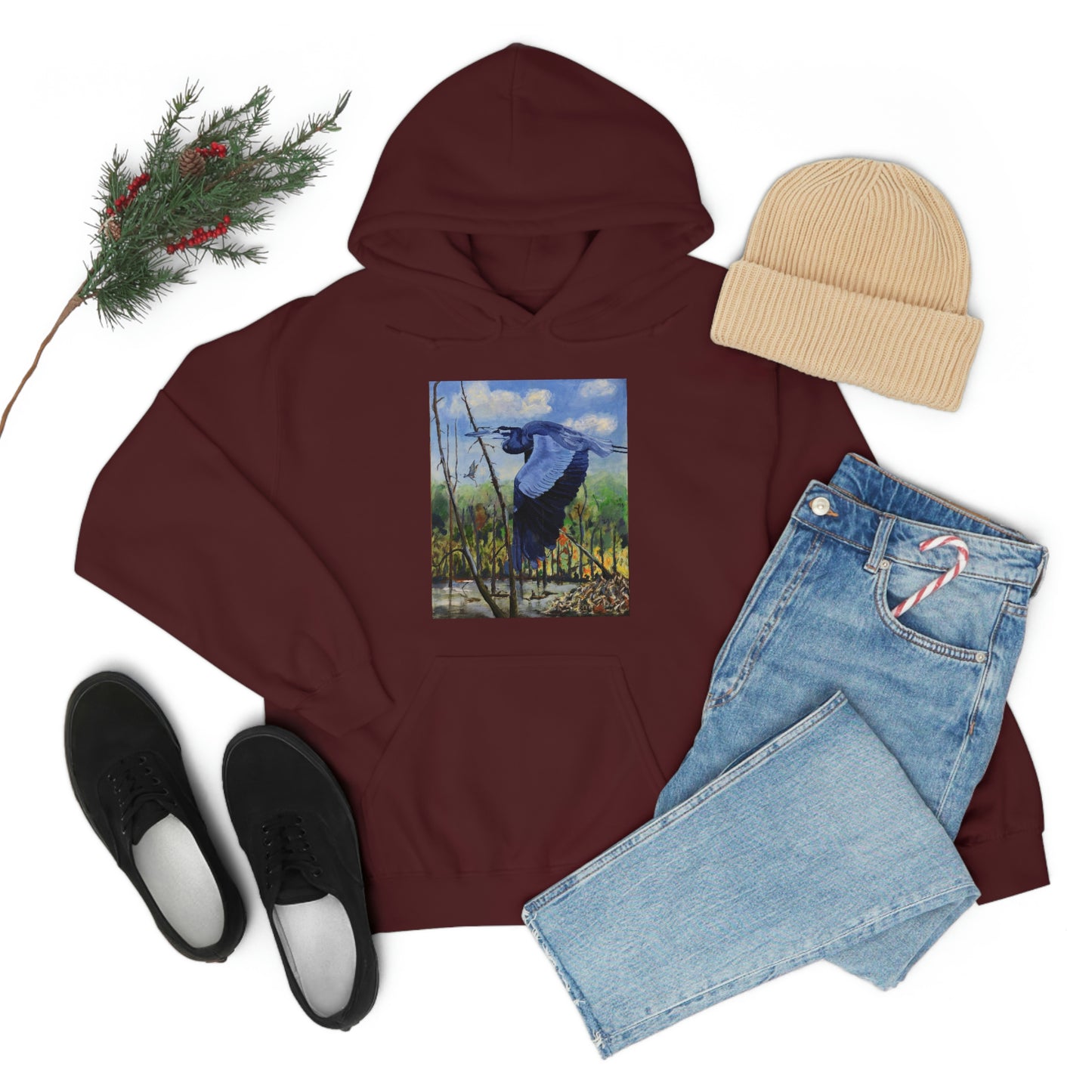 Blue Heron - Unisex Heavy Blend™ Hooded Sweatshirt