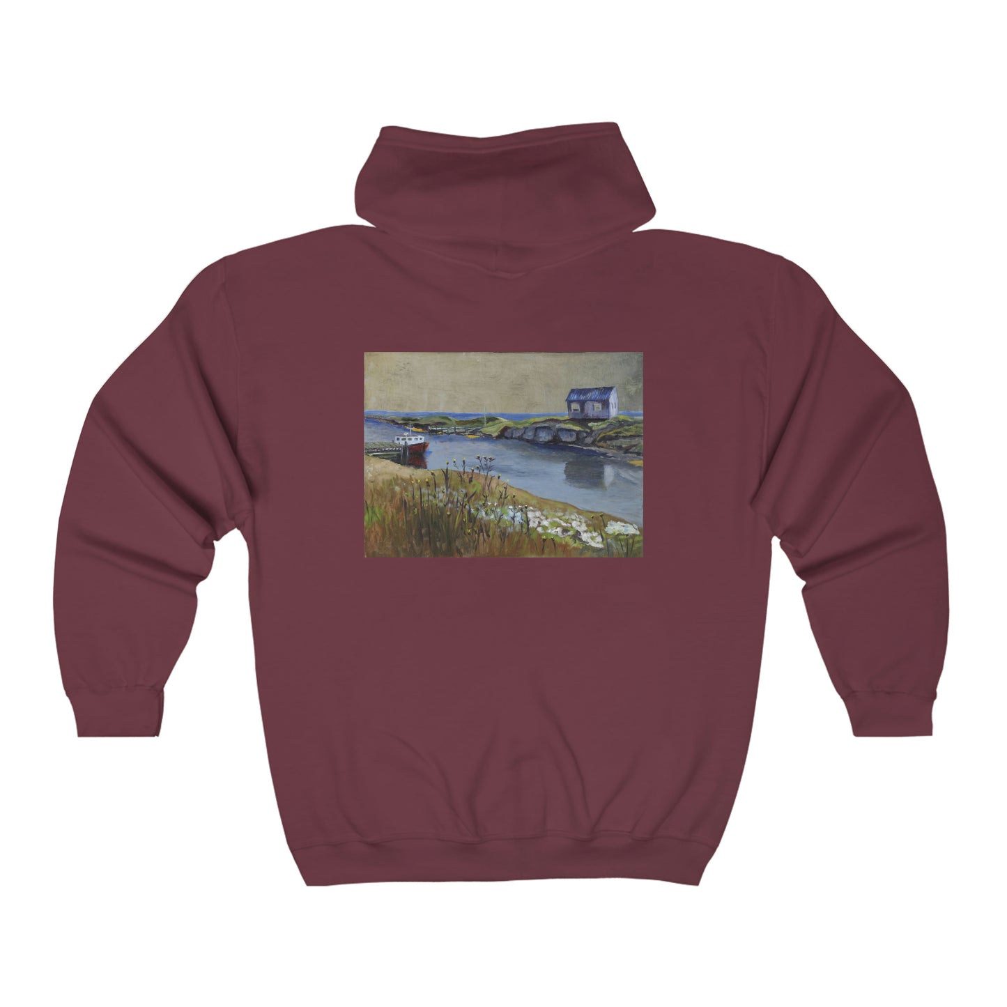 Port Quiet - Unisex Heavy Blend™ Full Zip Hooded Sweatshirt