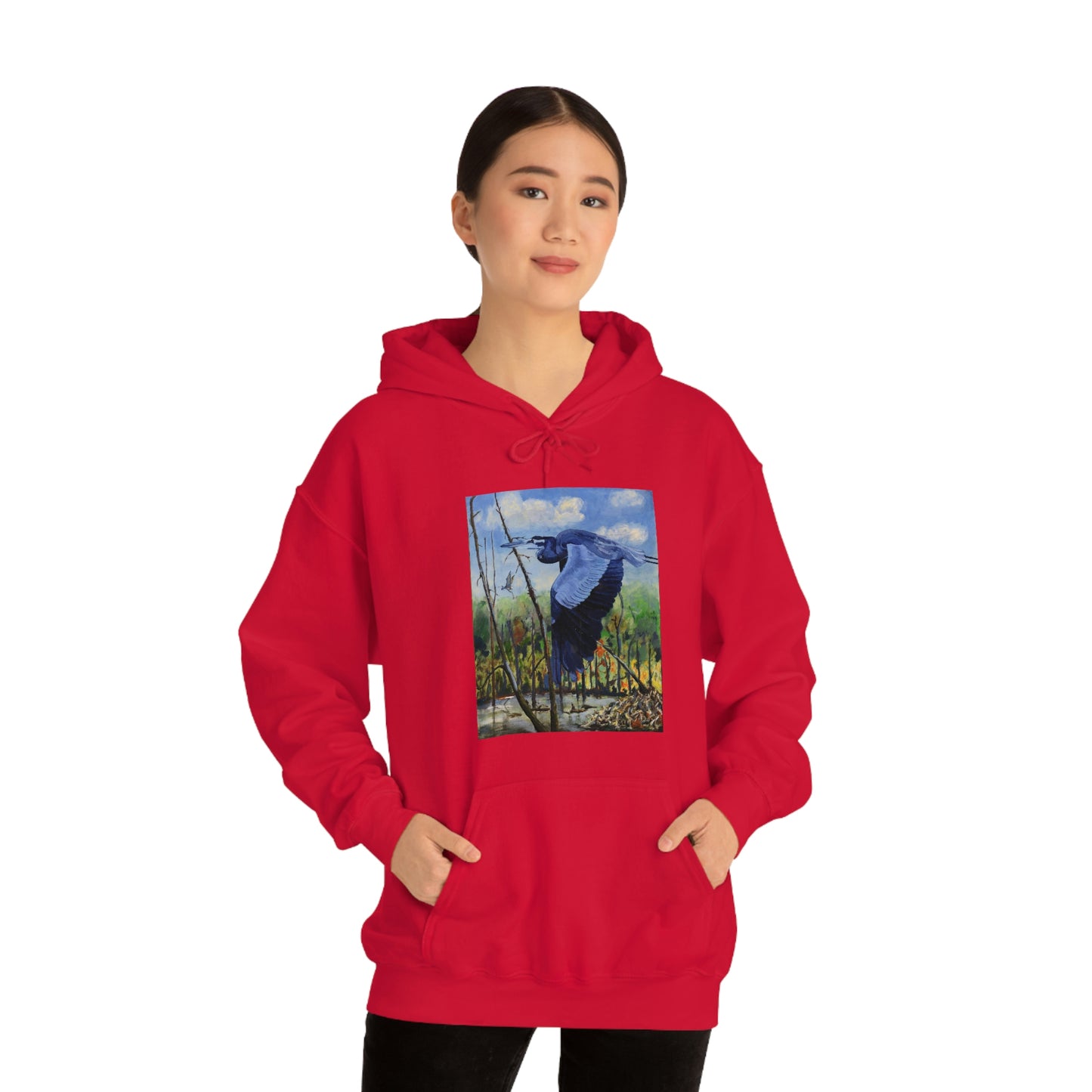 Blue Heron - Unisex Heavy Blend™ Hooded Sweatshirt