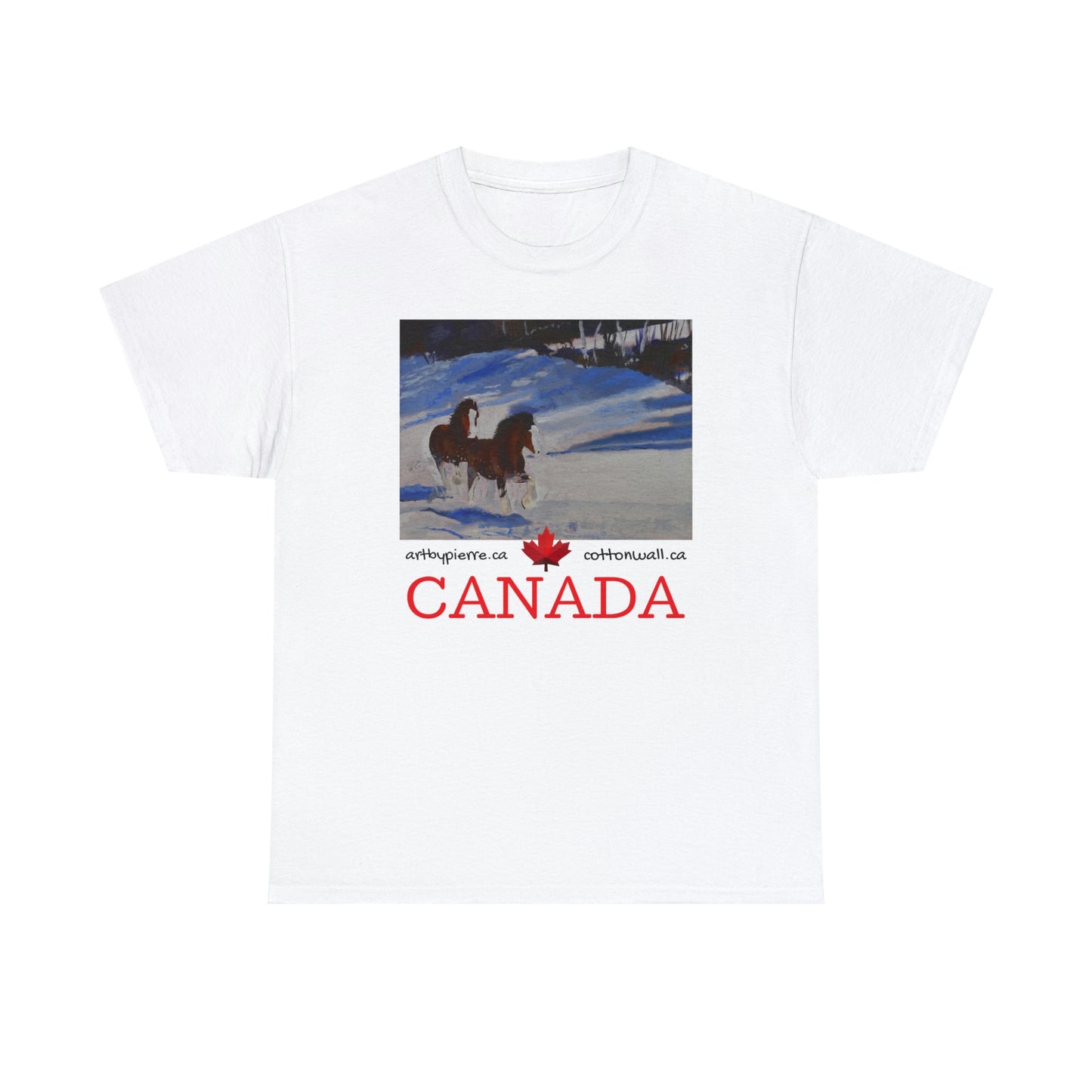 Clydes In Snow - Unisex Heavy Cotton Tee