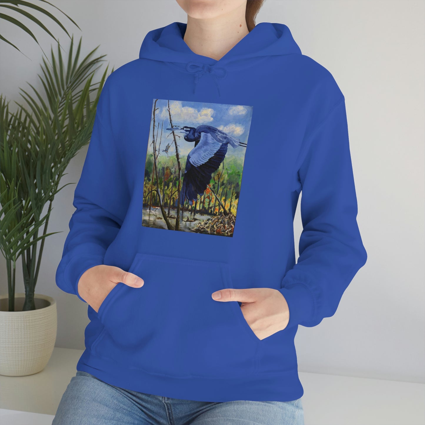 Blue Heron - Unisex Heavy Blend™ Hooded Sweatshirt