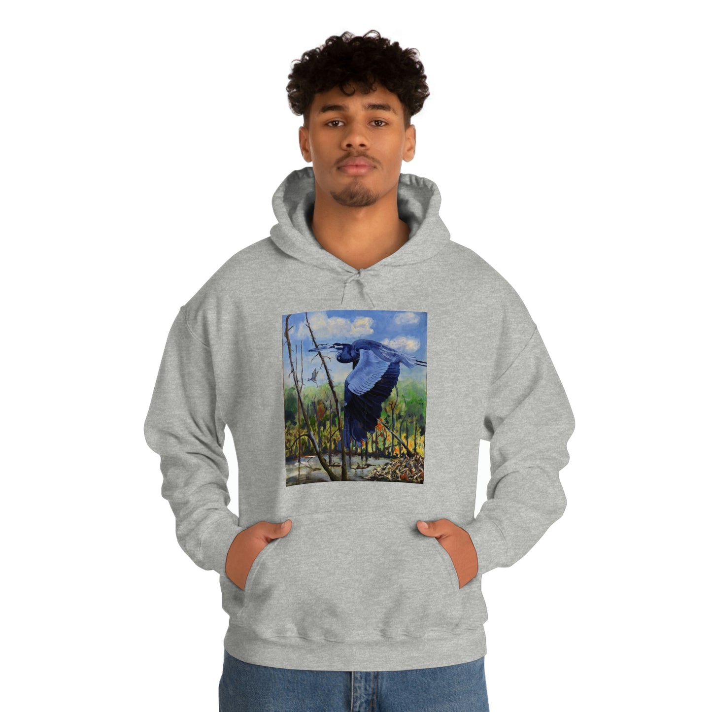 Blue Heron - Unisex Heavy Blend™ Hooded Sweatshirt