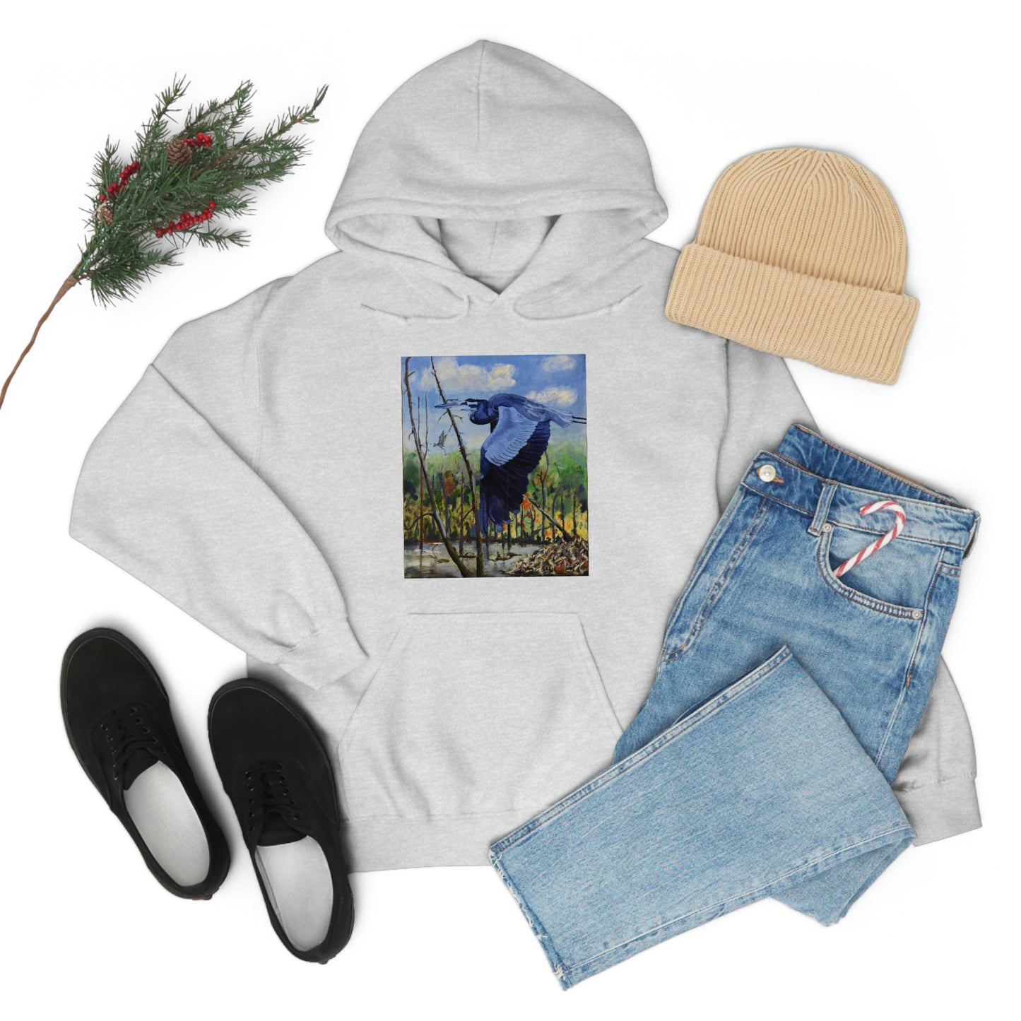 Blue Heron - Unisex Heavy Blend™ Hooded Sweatshirt