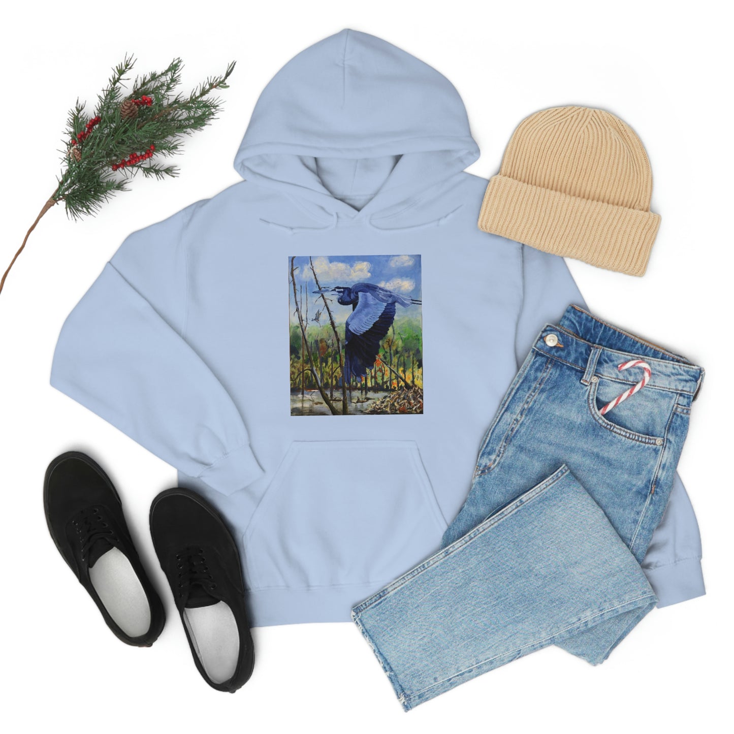 Blue Heron - Unisex Heavy Blend™ Hooded Sweatshirt