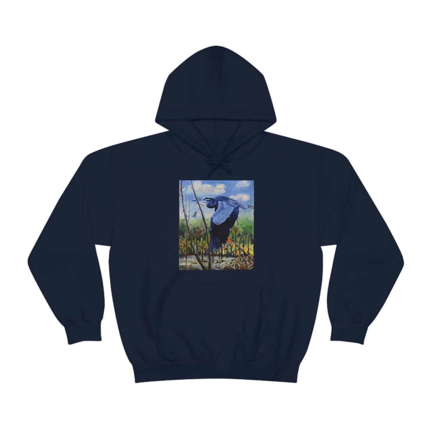 Blue Heron - Unisex Heavy Blend™ Hooded Sweatshirt