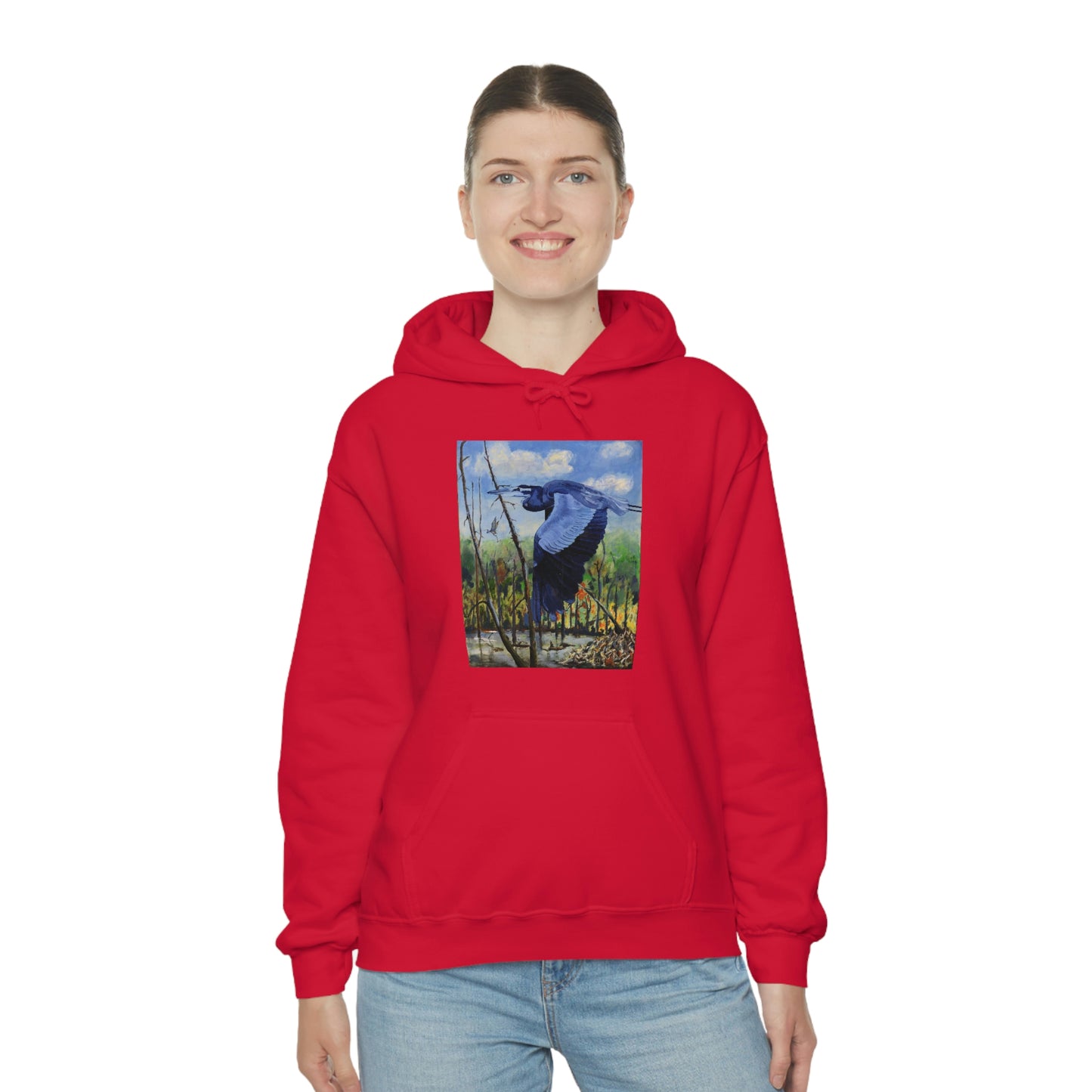 Blue Heron - Unisex Heavy Blend™ Hooded Sweatshirt