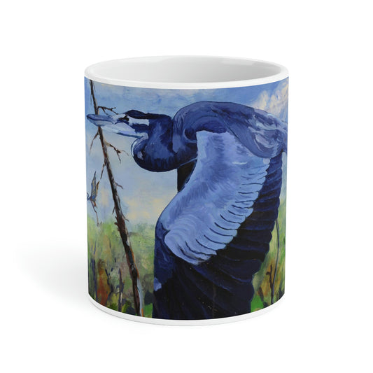 Blue Heron - Ceramic Mugs (11oz\15oz\20oz)