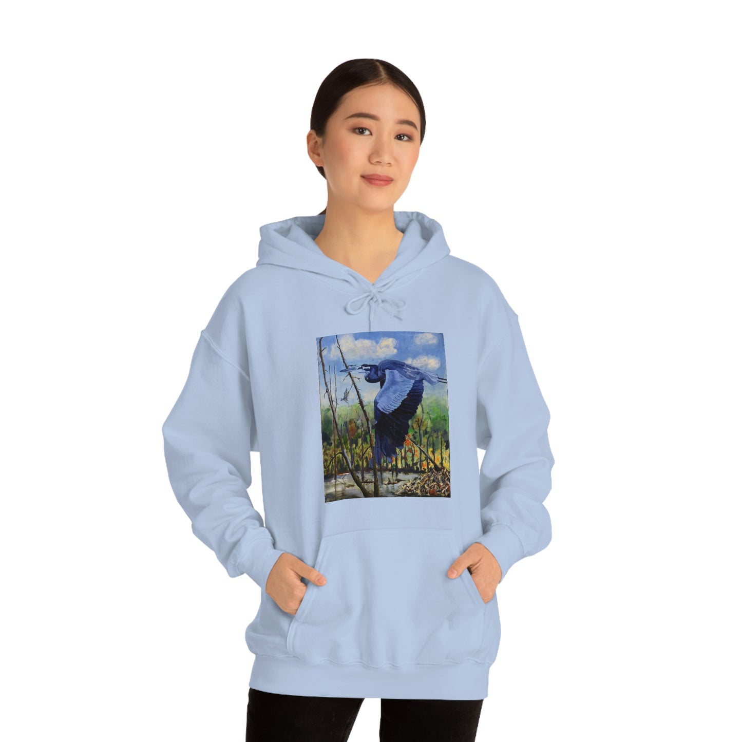 Blue Heron - Unisex Heavy Blend™ Hooded Sweatshirt