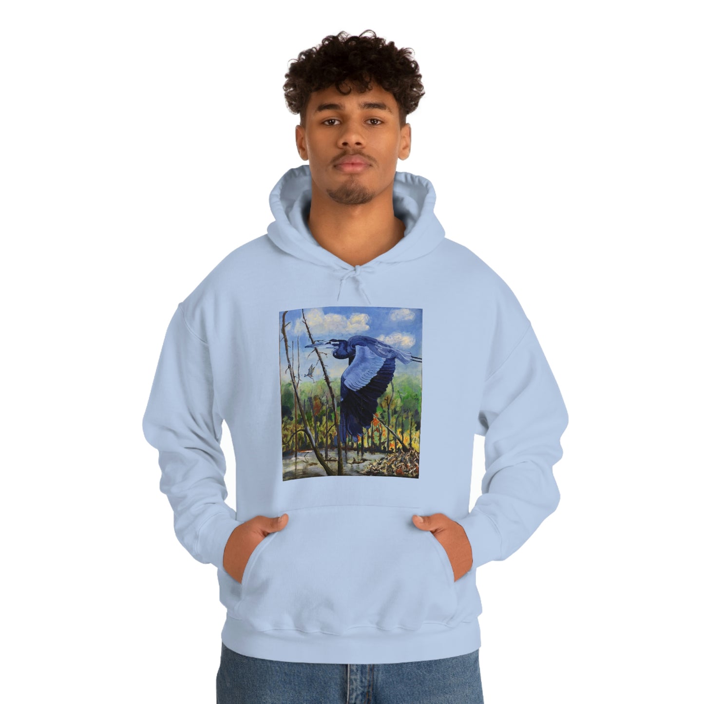 Blue Heron - Unisex Heavy Blend™ Hooded Sweatshirt