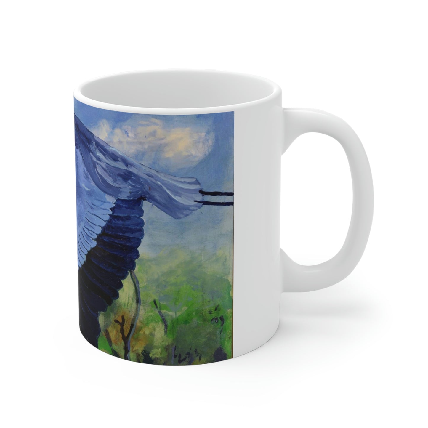 Blue Heron - Ceramic Mugs (11oz\15oz\20oz)