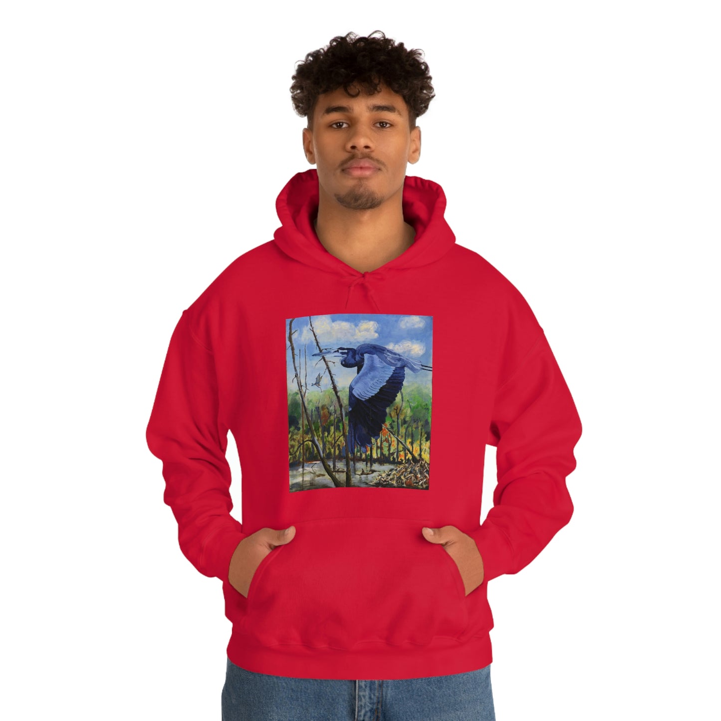 Blue Heron - Unisex Heavy Blend™ Hooded Sweatshirt